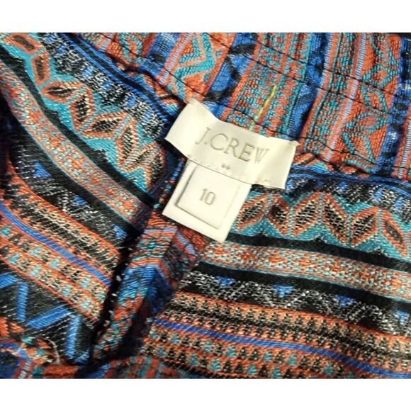 J.Crew Aztec Fair Isle Pattern Shorts 10 - Picture 6 of 6